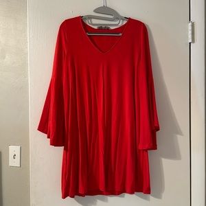 Oft red dress. Small